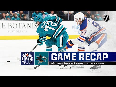Oilers @ Sharks 11/9 | NHL Highlights 2023