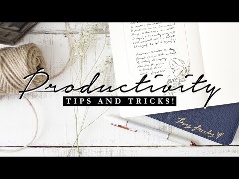 3 Simple Ways to be More Organized & Productive!