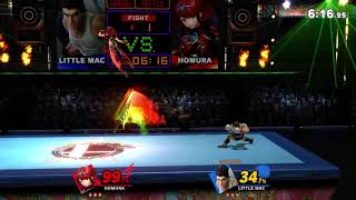 【スマブラSPECIAL】ホムラ(Pyra) vs リトル・マック(Little Mac)