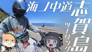 海とネモフィラを見に志賀島＆海の中道でツーリング！ #モンキー125 #ワルキューレ #モトブログ #のらゾンpb 