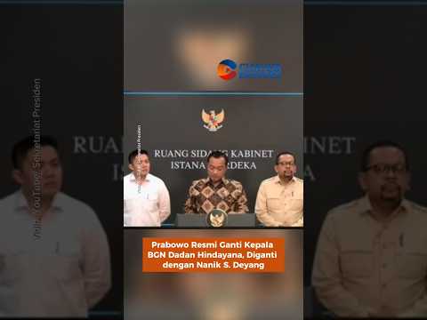 Prabowo Resmi Ganti Kepala BGN Dadan Hindayana, Diganti dengan Nanik S. Deyang