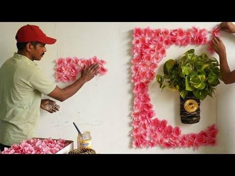wall hanging decoration | hanging plants | money plant decoration ideas | home decor
