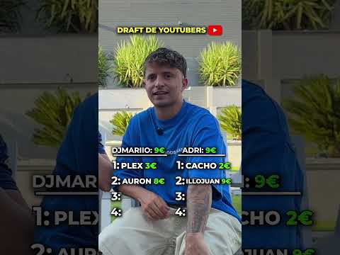 Draft de Youtubers <strong>con</strong> DjMaRiiO ¿QUIÉN GANA? 📺😈 #<strong>shorts</strong> #humor