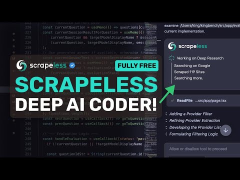 Scrapeless + N8N + Cline,Roo,Kilo : This CRAZY DEEP-RESEARCH AI Coder is ABSOLUTELY INSANE!
