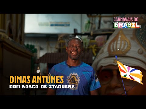 Dimas Antunes, diretor de barracão da Dom Bosco de Itaquera | Carnavais do Brasil