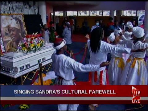 Calypso World Pays Tribute To Singing Sandra At Memorial Service