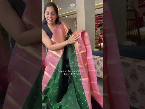 For enquiries and orders, please WhatsApp us on +91 70129 65 492 #sareelove #kanchipattu