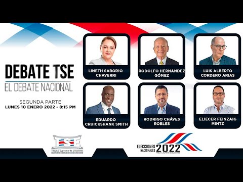 Debate Nacional TSE - Segunda Parte (Lunes 10 Enero 2022)