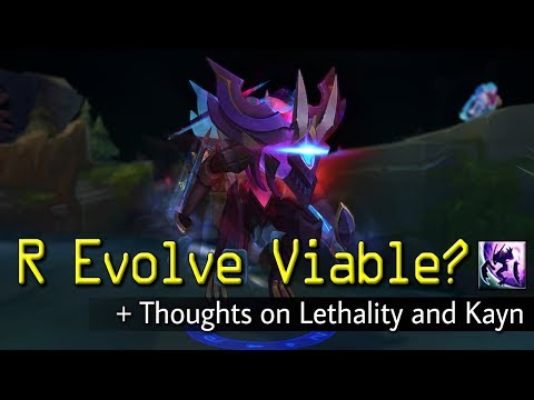 Kha'Zix R Evolution is good now?