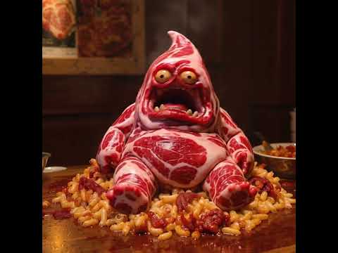 rotting meaty roni #shorts #animation #cartoon #comedy #funny #meat #macaroni #dinner #delicious