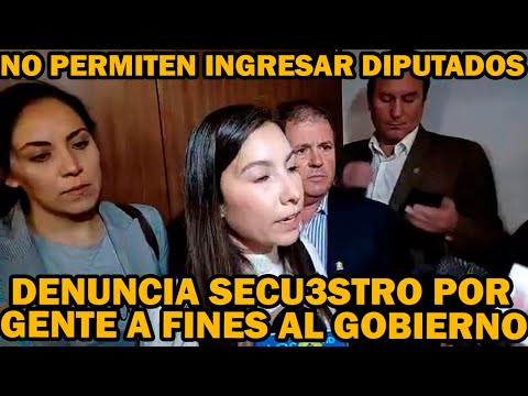 DIPUTADOS DENUNCIAN GOLP3 ESTADO AL PARLAMENTO BOLIVIANO Y PIDEN INTERVENCIÓN CORTE INTERNACIONAL