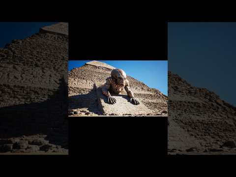 Alien in pyramid