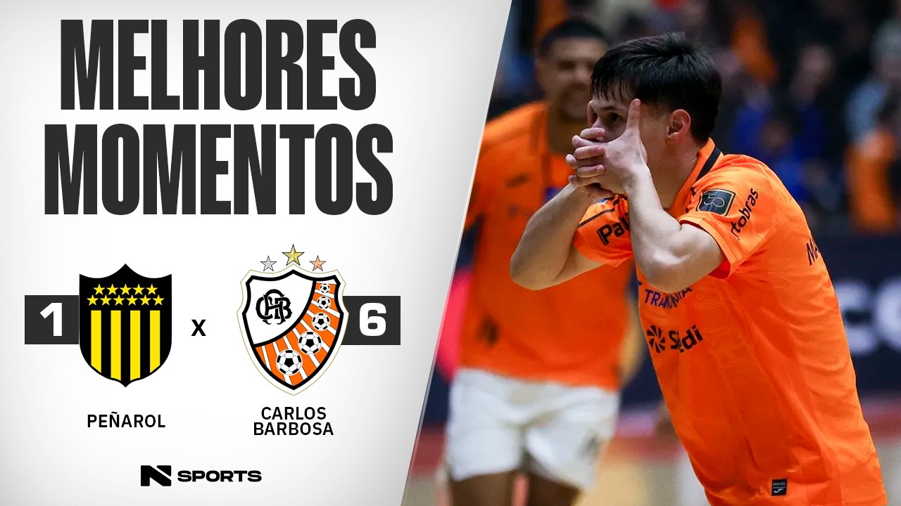 PEÑAROL 1X6 CARLOS BARBOSA | LIBERTADORES DE FUTSAL RODADA 1 | MELHORES MOMENTOS
