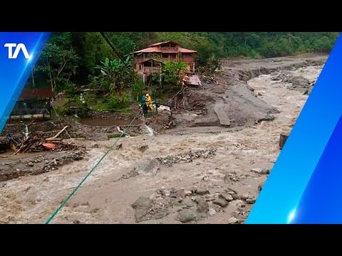 La intensa lluvia causó inundaciones y un aluvión de magnitud en Río Negro -Teleamazonas