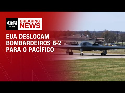 ​Israel x Irã: EUA deslocam bombardeiros B-2 para o Pacífico | CNN PRIME TIME