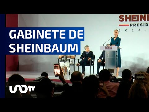 Claudia Sheinbaum presentó a seis integrantes de su gabinete