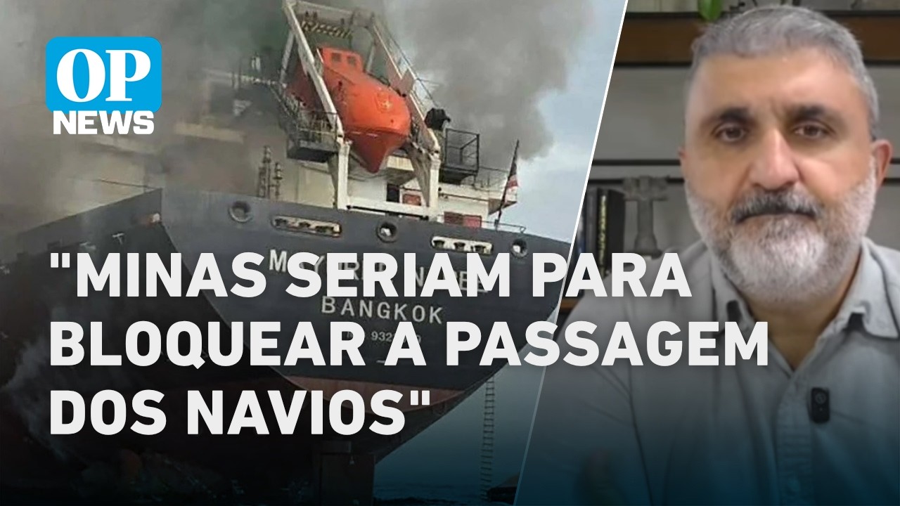 Irã possui até 6 mil minas navais para bloquear Estreito de Ormuz, diz analista l O POVO NEWS