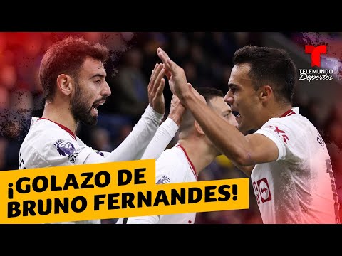 Bruno Fernandes adelantó al Manchester United | Premier League | Telemundo Deportes