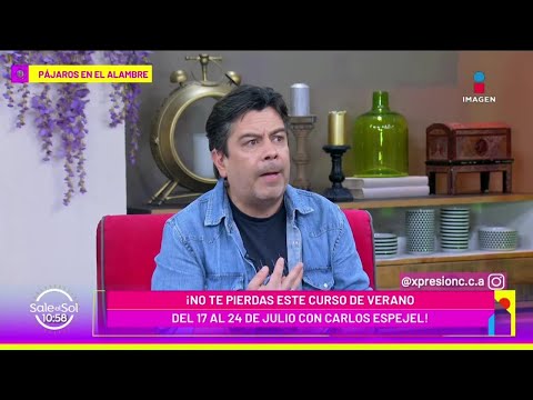 Carlos Espejel invita a su curso de verano 'Xpresión' para que los niños actúen l Sale El Sol