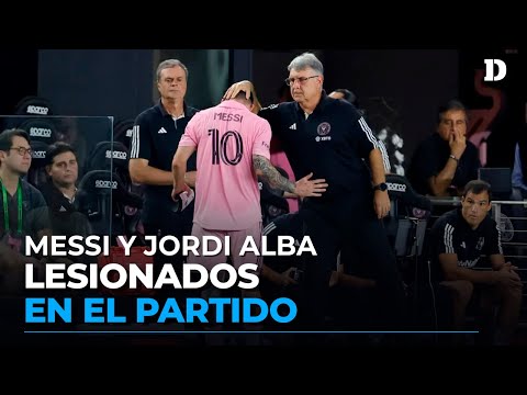 Lionel Messi y Jordi Alba se retiran lesionados del partido con Toronto | El Diario