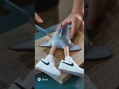 Brainrot: Traro Trara ASMR - Shark with Nike Sneakers #brainrot #asmr