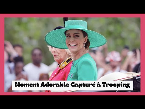 Prince Louis et Kate Middleton : Moment adorable capture? a? Trooping the Colour