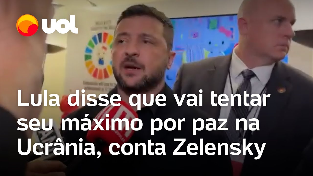 Lula disse que vai tentar seu máximo por paz na Ucrânia conta Zelensky