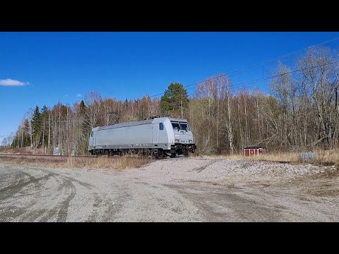 Tåg i Halla vid Sisuleden, Deje, Molkom, Lustnäs bron och Kristinehamn