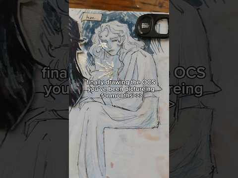 they're in love btw😋 #art #shortsdrawing #sketchbook #oc #originalcharacter #ship