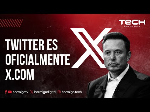 TWITTER FINALMENTE CAMBIÓ SU URL A X.COM