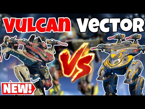 🔥New Robot Vulcan Vs Vector - Which is Bettrer? Comparison - war robots - Mighty spector