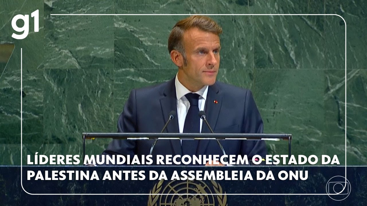Líderes mundiais reconhecem o Estado da Palestina antes de assembleia geral da ONU