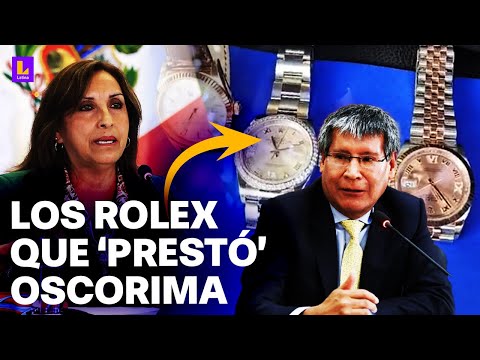 Caso Rolex: Abogado de Wilfredo Oscorima entrega relojes prestados a Dina Boluarte