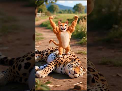 I killed the leopard today 🐆💥😤🔥#aicat