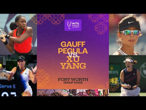 Gauff/Pegula vs. Xu/Yang | 2022 WTA Finals Group Stage | Match Highlights