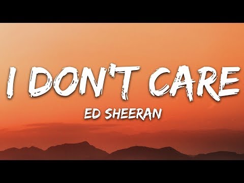 Ed Sheeran & Justin Bieber - I Don't Care (Lyrics)