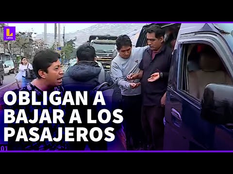 Choferes en paro por cambio de rutas en Lima y Callao: Hacen que bajen todos los pasajeros