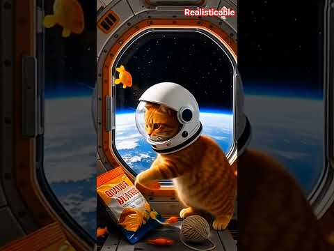 The First Cat in Space #cat #viral