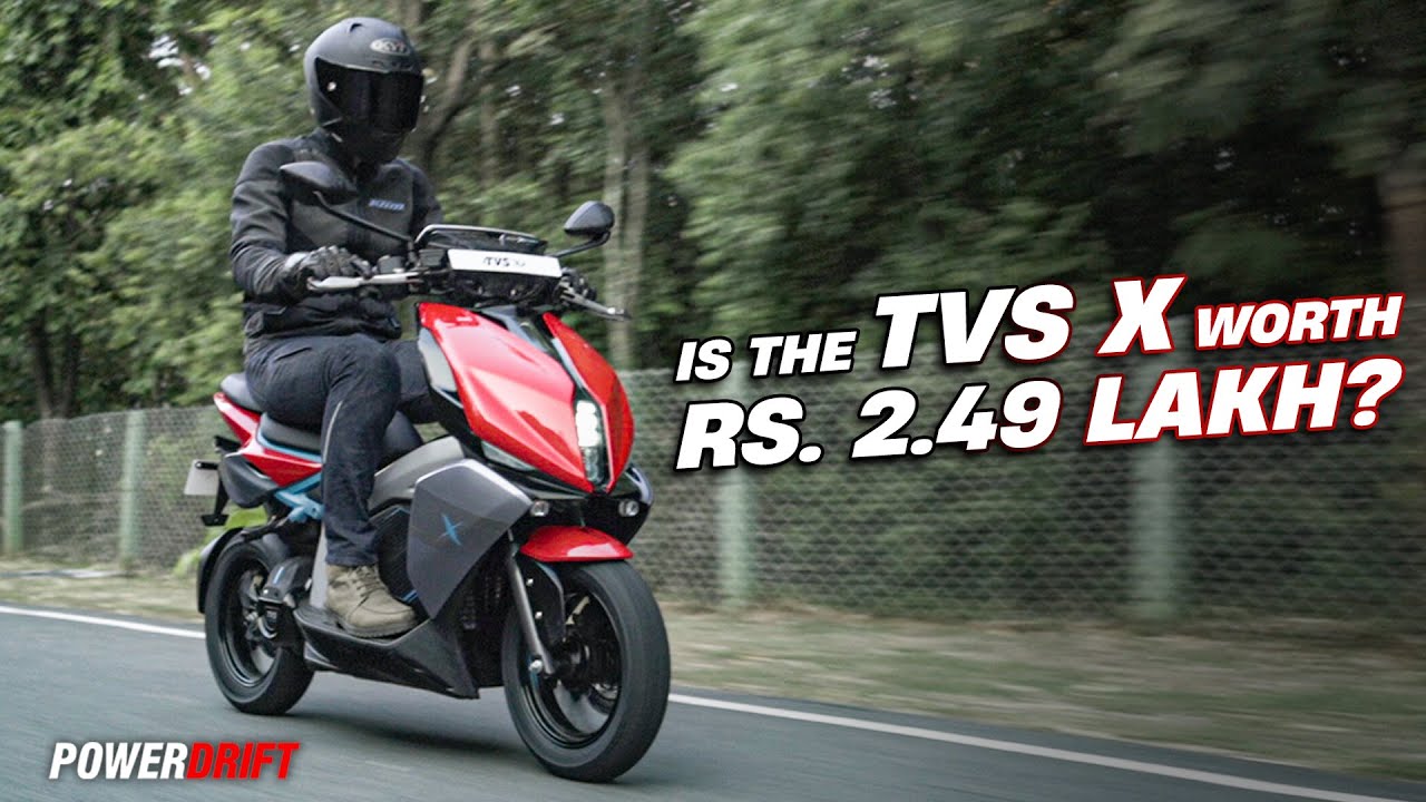 The TVS X costs Rs. 2.49 lakh! Worth it? | PowerDrift