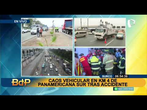 Surco: un muerto y 25 heridos tras choque de bus contra un tráiler (3/3)