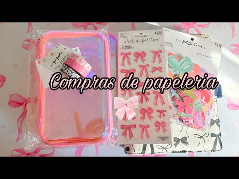 Mis compras de papeleria en Hobby Lobby