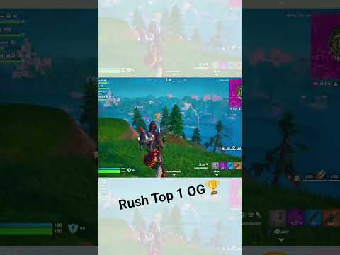 Rush top 1 OG 🏆 #fortnite #fortniteclips #gaming #dojacat