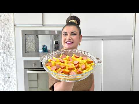 MACARRÃO COM SALSICHA SIMPLES E DELICIOSO