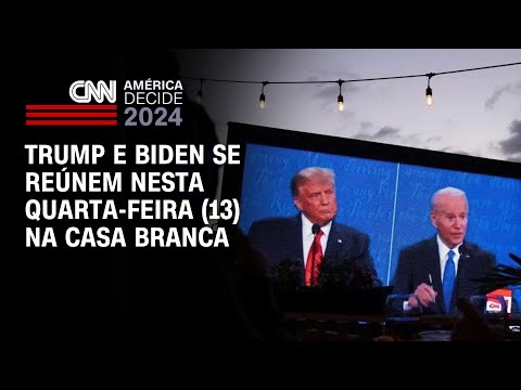 Trump e Biden se reúnem nesta quarta-feira (13) na Casa Branca | LIVE CNN