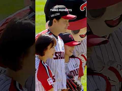 오늘의 승요✌️ <strong>임찬규</strong> 가족의 특별한 시구⚾