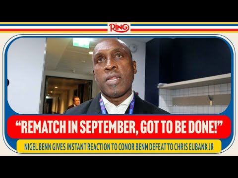 Nigel Benn DEVASTATED REACTION To Conor Benn Defeat To Chris Eubank Jr