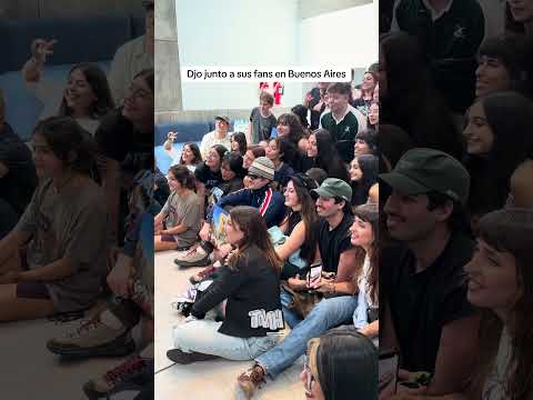 Djo junto a sus fans en Buenos Aires