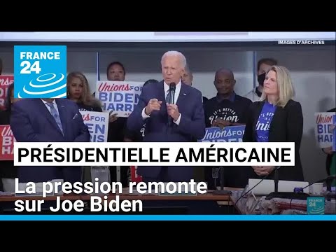 Etats-Unis : la pression remonte sur Joe Biden, alimentée par son parti et Hollywood • FRANCE 24