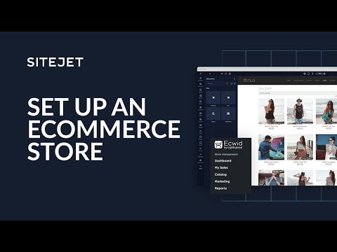 Sitejet - Set Up an eCommerce store