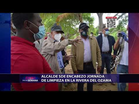 Manuel Jiménez encabeza jornada de limpieza en el sector El Tamarindo